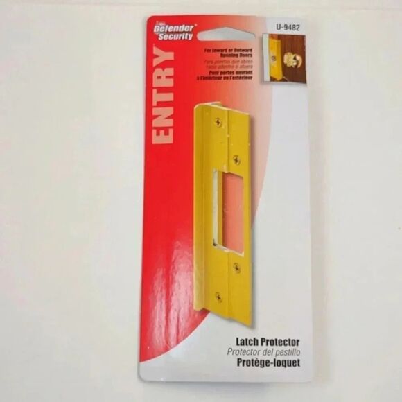 Prime-Line Latch Bolt Guard Plate Single Pack - Picture 9 of 13